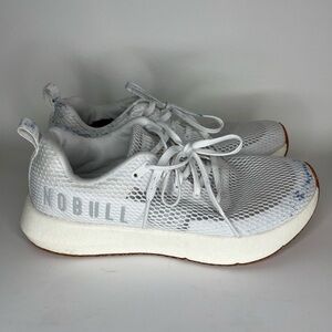 Nobull Shoes Lace Up Casual Athletic Sneakers Men Size 12 White synthetic